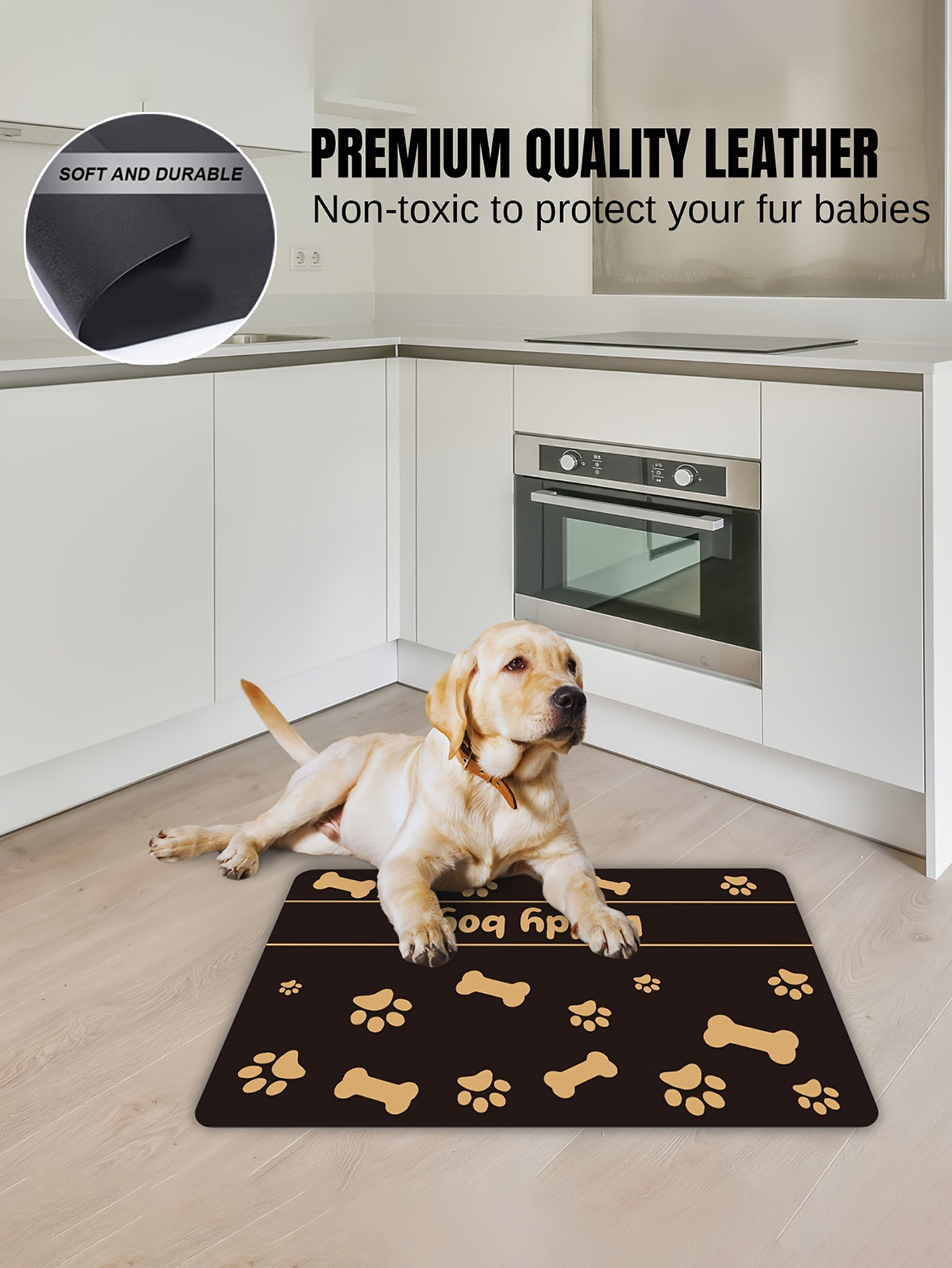Custom Cute Pet Food Mat